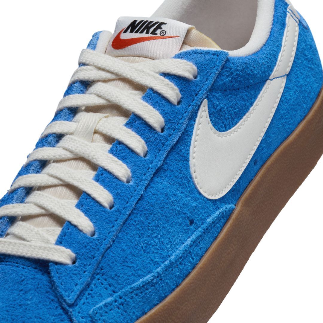Nike Blazer Low '77 Blue Suede FQ8060-400 Release Info