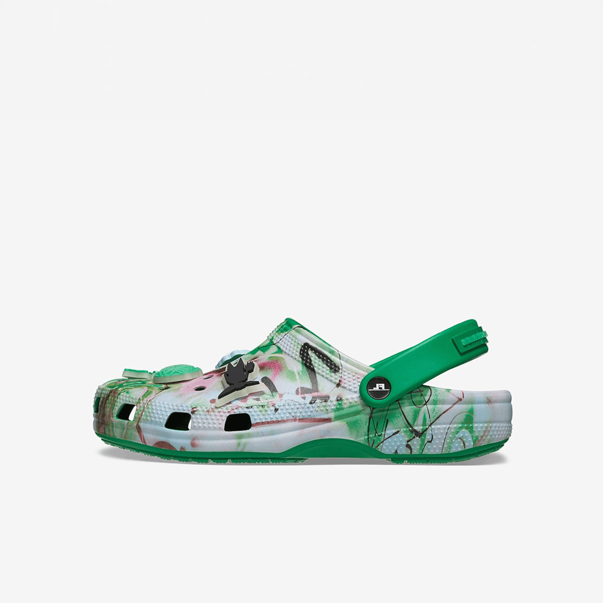 Futura Laboratories x Crocs Classic Clog Green