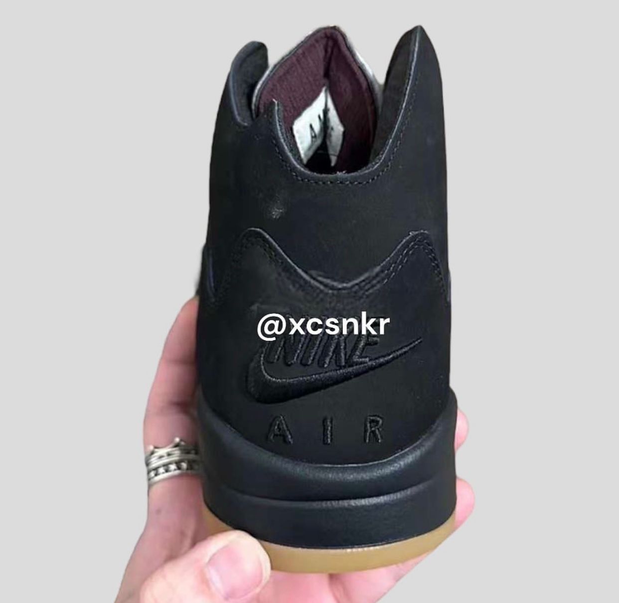 A Ma Maniere Air Jordan 5 Black F D1330 001 1