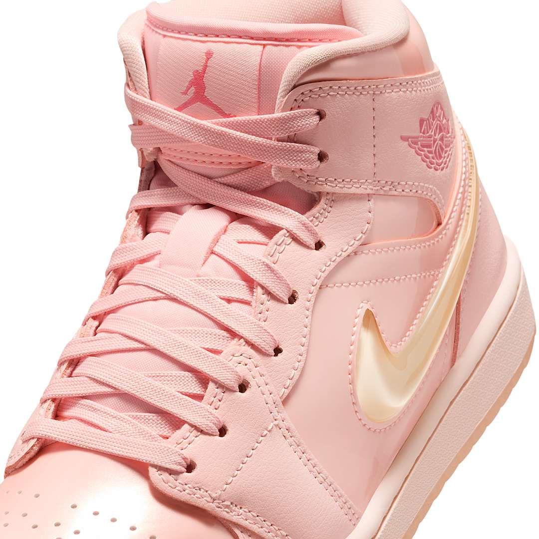 Air Jordan 1 Mid “Pink Patent” (W) HF3173-600 Release Info 7