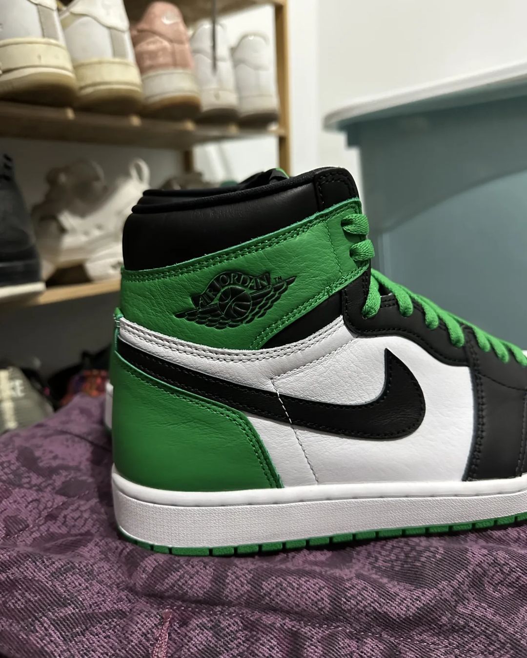 Air jordan 1 lucky green