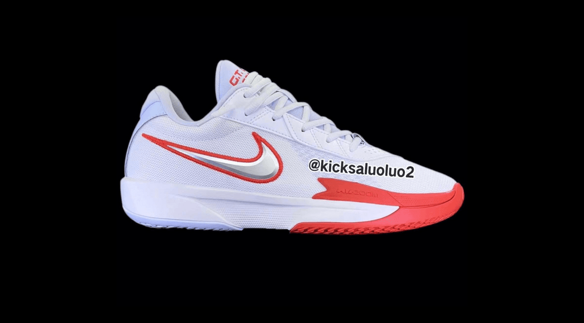 First Look At The Nike Air Zoom GT Cut Academy "Summit White/Picante Red"