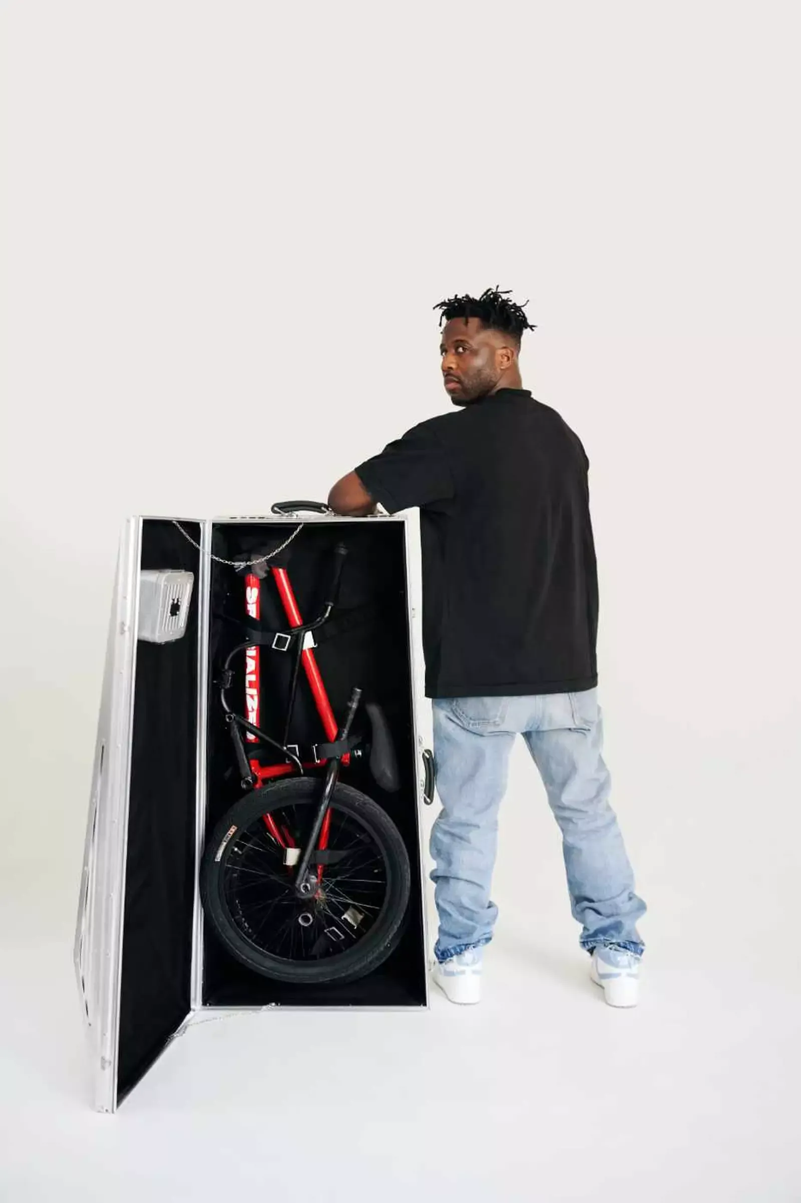 Rimowa Creates Bike Case For BMX Athlete Nigel Sylvester