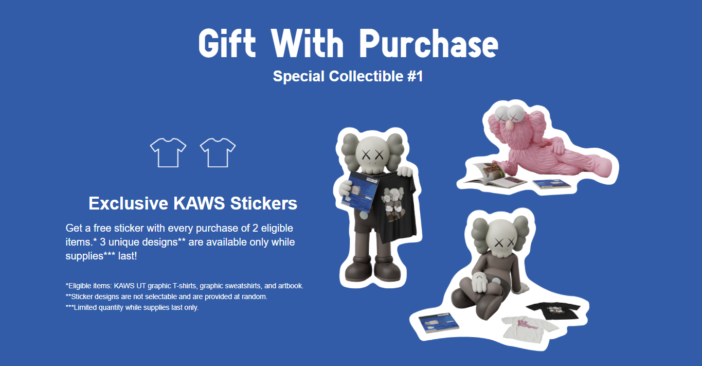 Kaws Sticker set