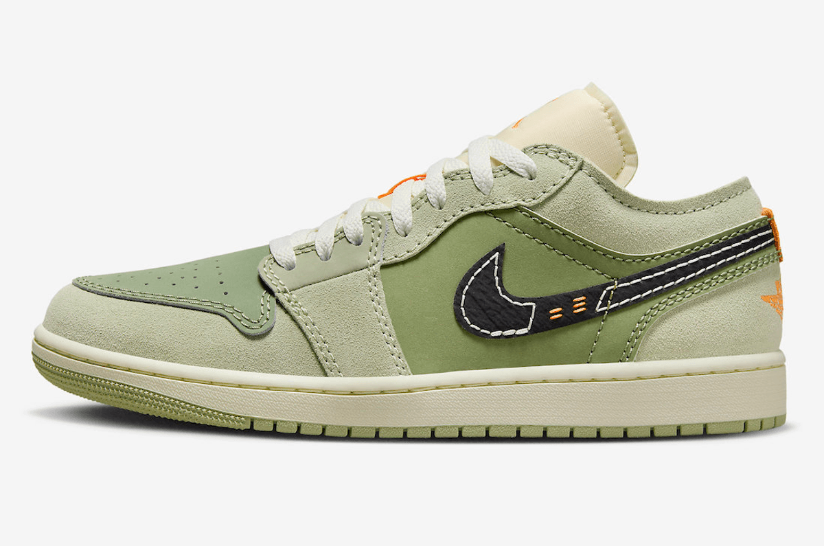 Official Images Of The Air Jordan 1 Low Craft SE "Light Olive"