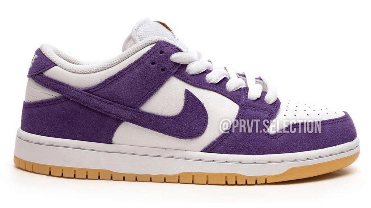 First Looks Of The Nike SB Dunk Low Purple Suede