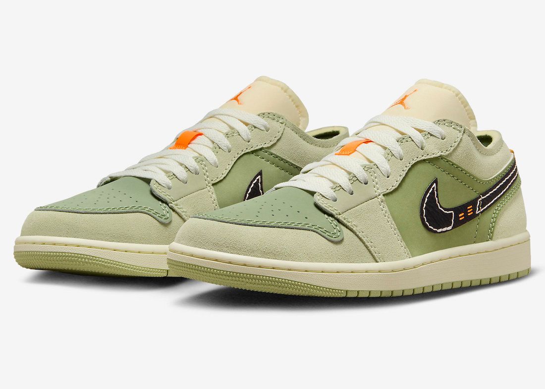 TheSiteSupply Images Air Jordan 1 Low Craft SE Light Olive F D6819 300 Release Info