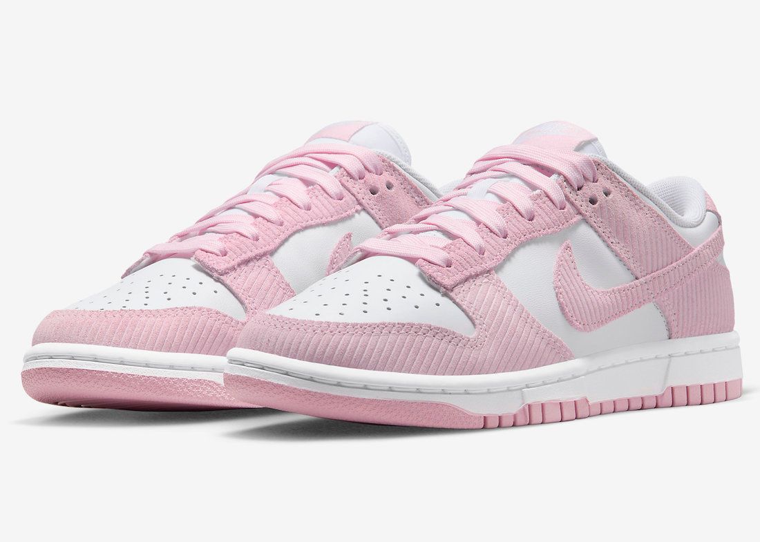 Nike Dunk Low Pink Corduroy F N7167 100 4