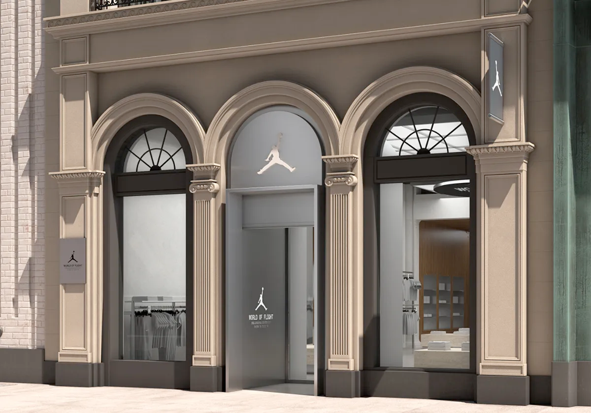 Jordan Brand Flight Store Opening Mockup