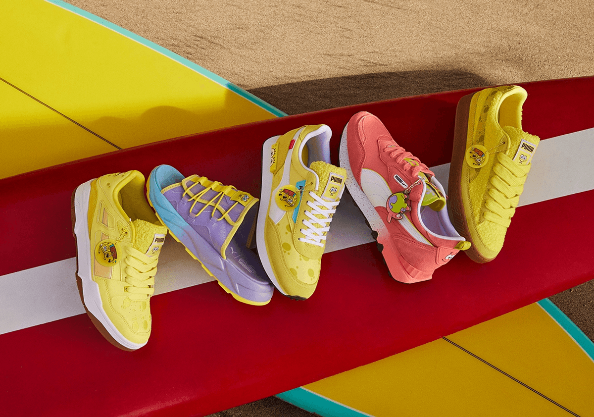 PUMA Takes A Trip Under The Sea For Their SpongeBob SquarePants Collection