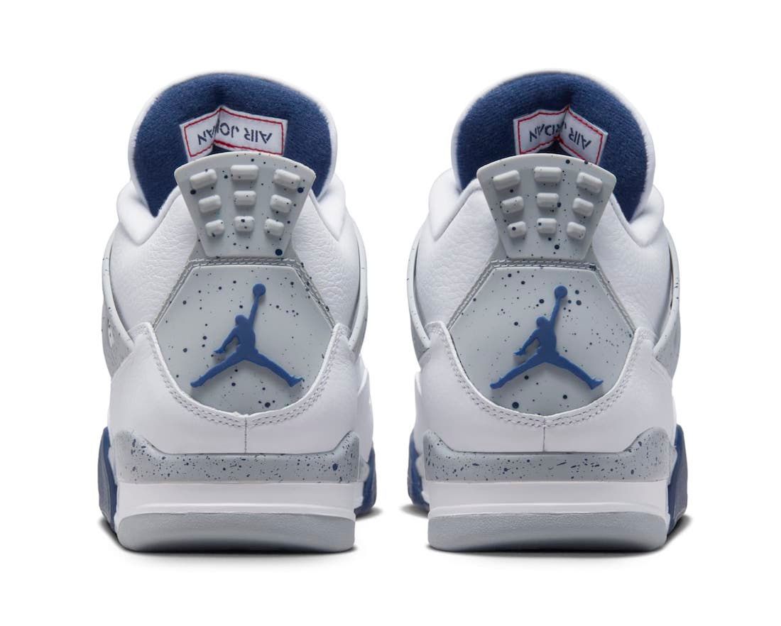 Air Jordan 4 White Midnight Navy 5