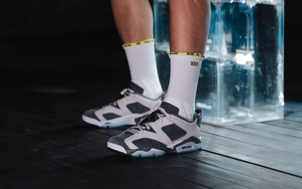 On Feet Look at the New Air Jordan 6 Low "PSG"