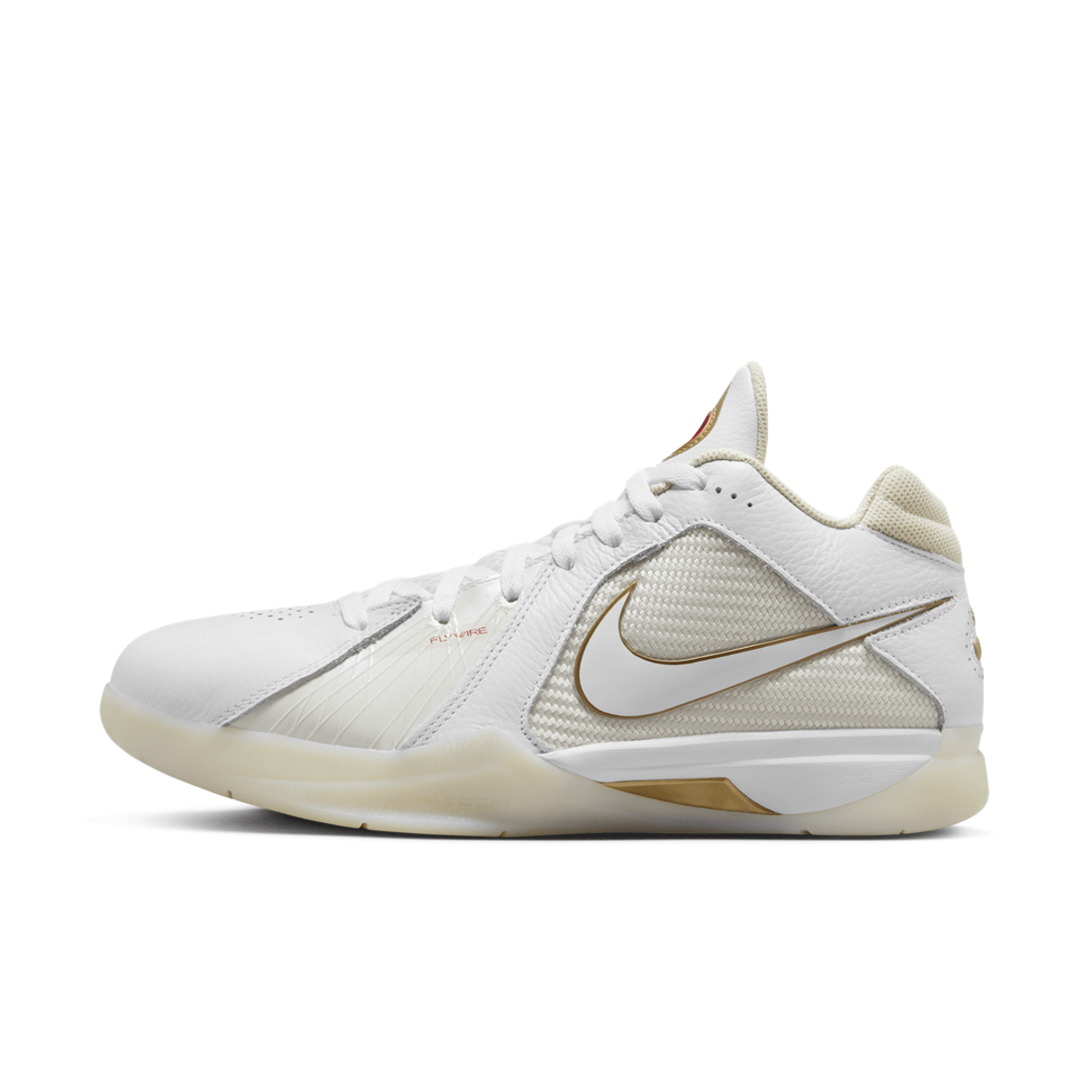 Nike KD 3 Retro White Metallic Gold