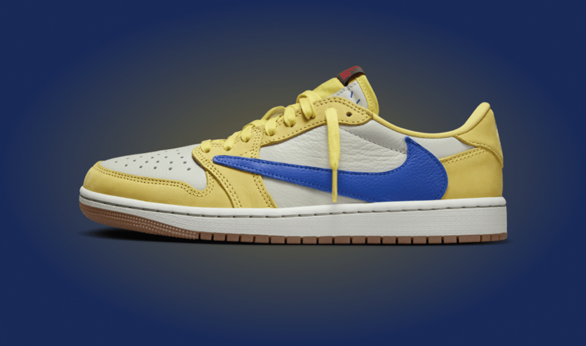 Exclusive Giveaway: Win a Free Pair of Travis Scott x Air Jordan 1 Low Canary (W)