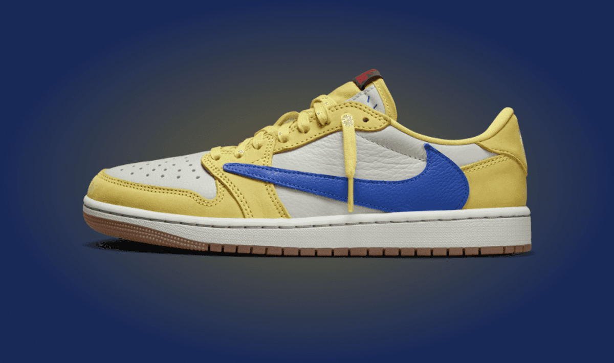 Exclusive Giveaway: Win a Free Pair of Travis Scott x Air Jordan 1 Low Canary (W)