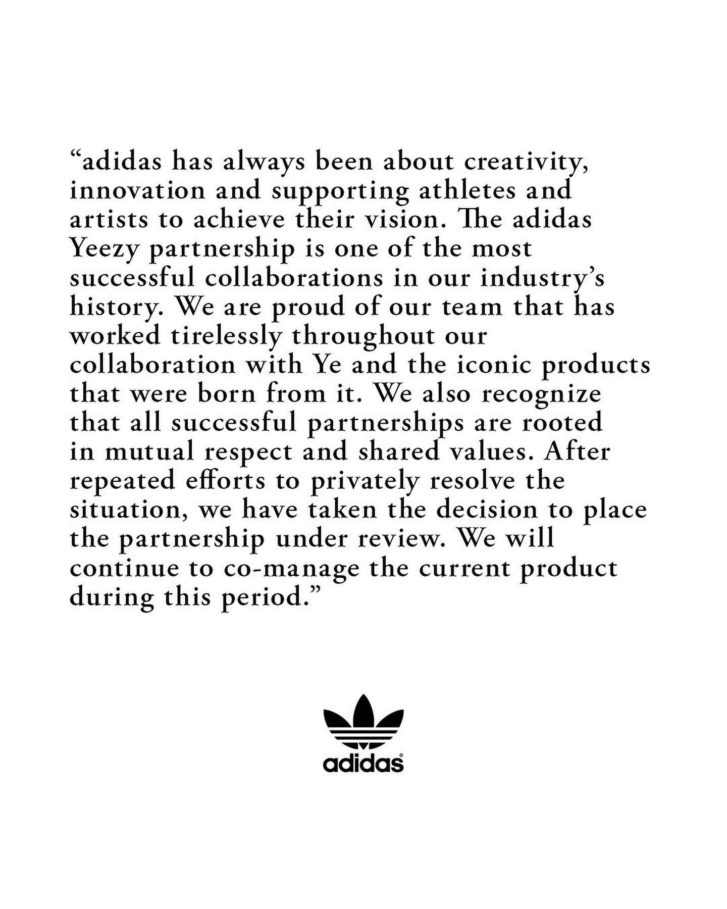 Kanye west adidas quote best sale