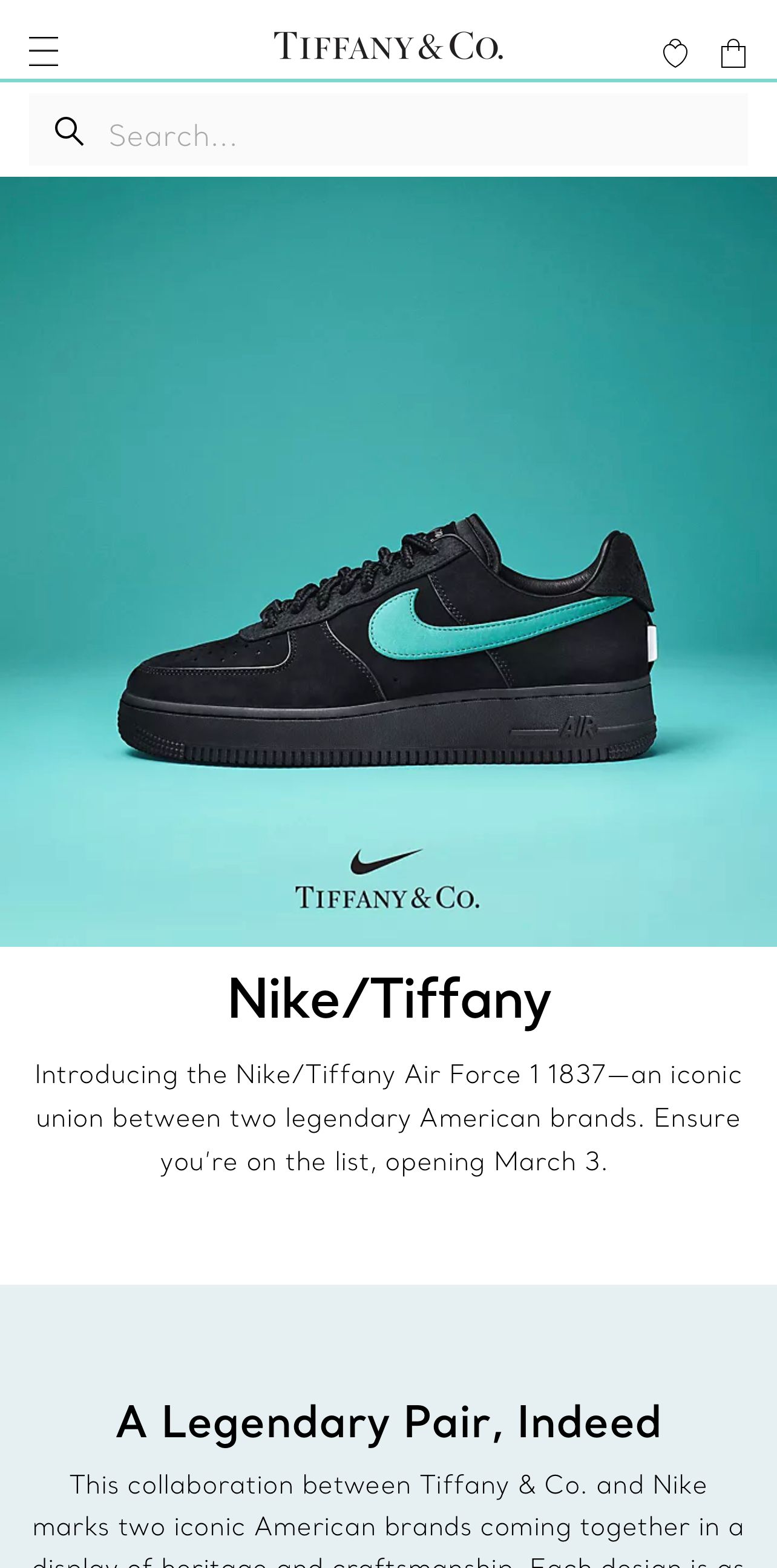 US' Nike & Tiffany set to drop limited edition sneakers in Mar 2023