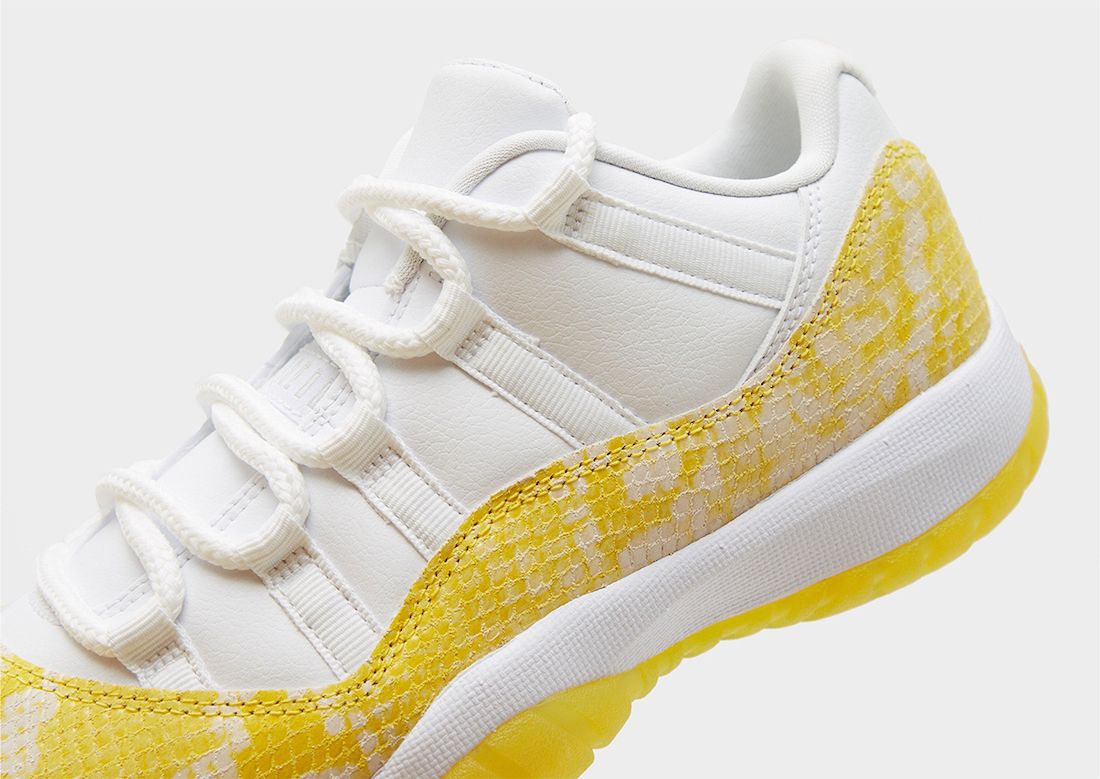 Air Jordan 11 Low Yellow Snakeskin