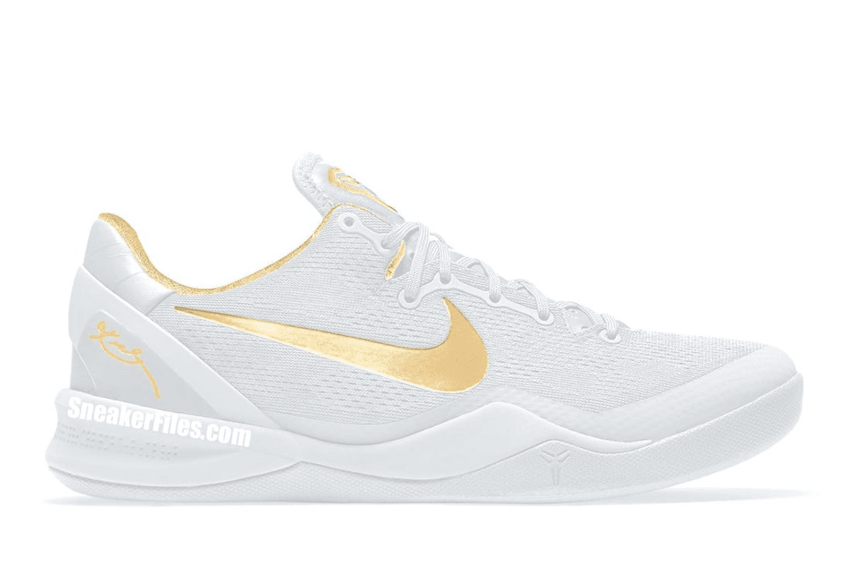 Stay Classy With The Nike Kobe 8 Protro "White/Metallic Gold"