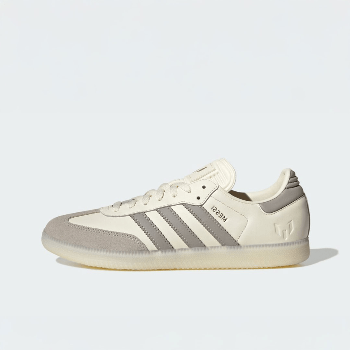 Lionel Messi x adidas Samba Cream White