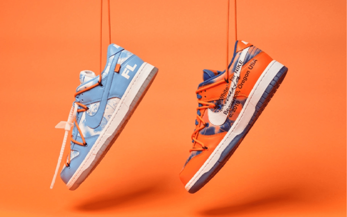 The Nike Off-White Futura Dunks Are Finally Here