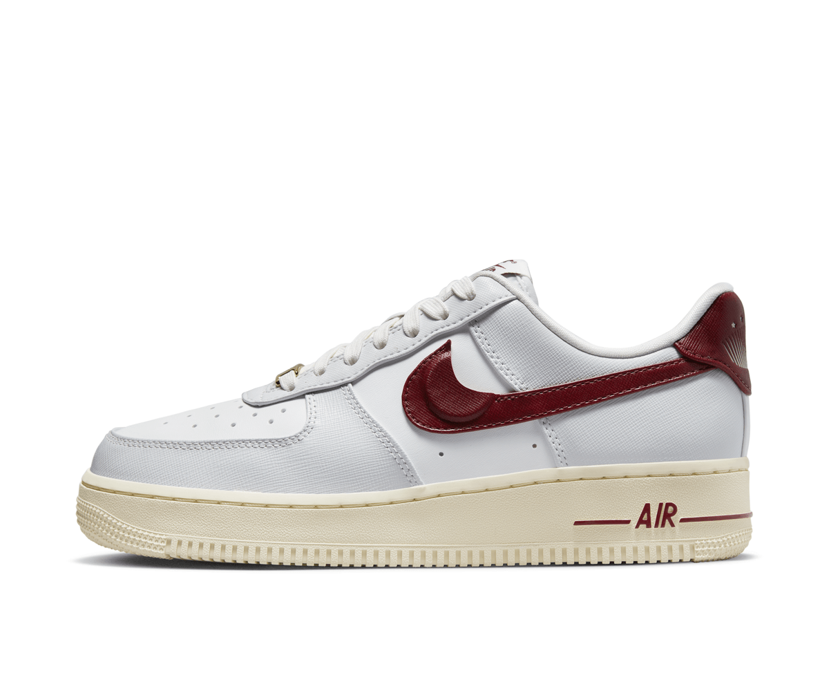 Nike Air Force 1 Low '07 SE Just Do It Photon Dust Team Red (W)