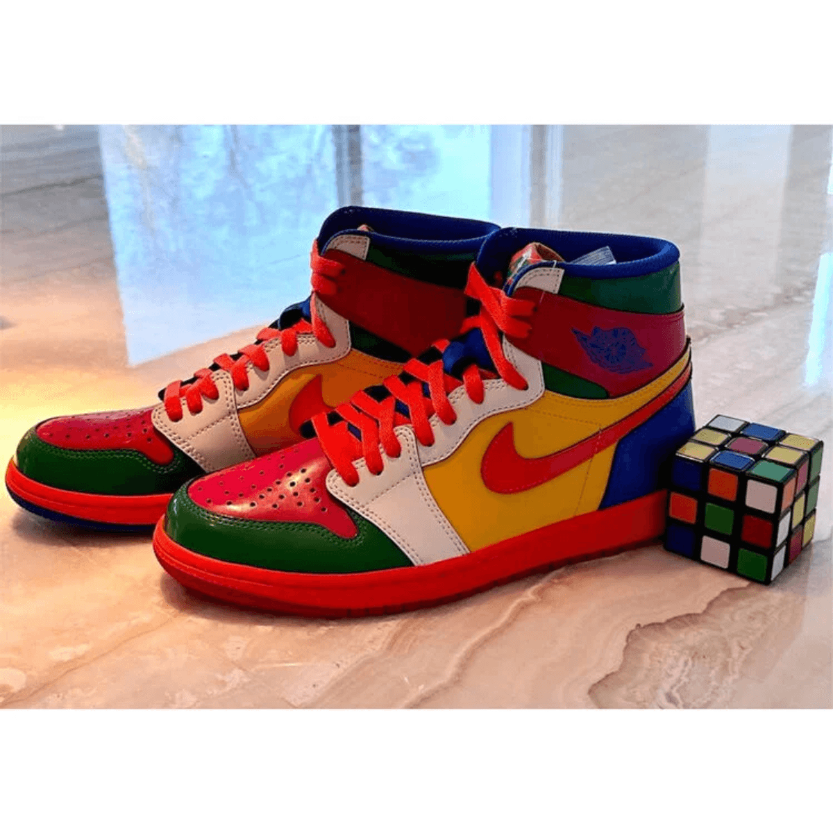 The Air Jordan 1 Rubik's Cube Sample Will Have You Just As Confused