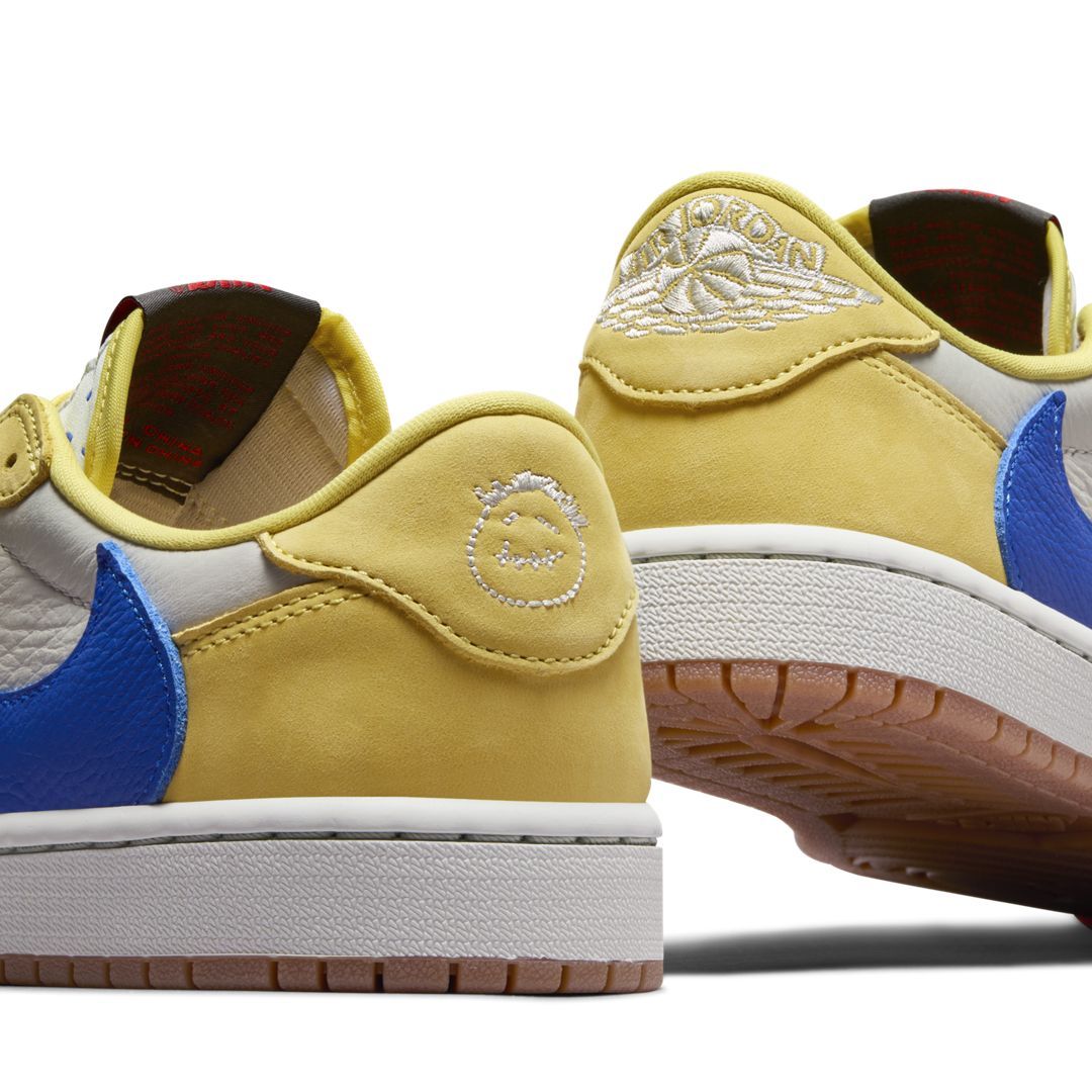 Travis Scott x Air Jordan 1 Low Canary WMNS DZ4137-700