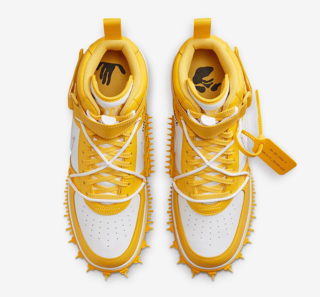 sitesupply.co Off White Nike Air Force 1 Mid Varsity Maize DR0500 101  Release Info