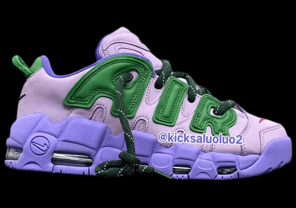 The Latest AMBUSH x Nike Air More Uptempo Low Is Dressed In Purple