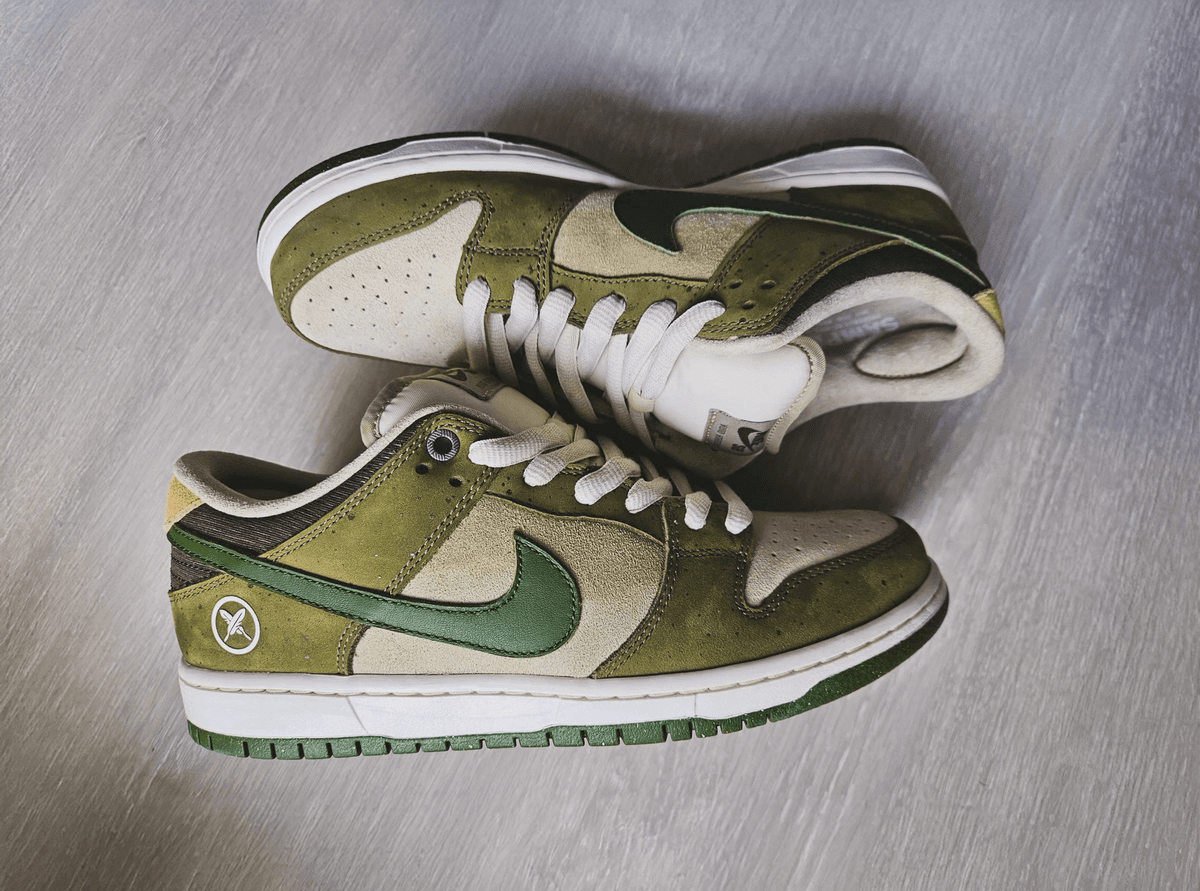 First Look At The Yuto Horigome x Nike SB Dunk Low "Asparagus"