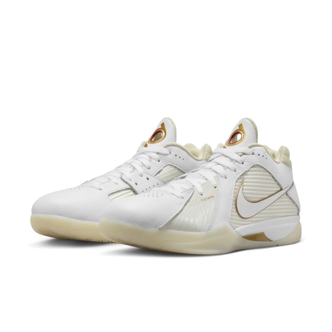 TheSiteSupply Nike KD 3 White and Gold DZ3009_100 Release Info