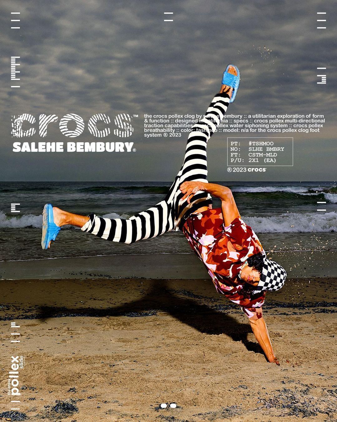 TheSiteSupply Images Salehe Bembury x Crocs Pollex Slides ‘Tashmoo’  Release Info