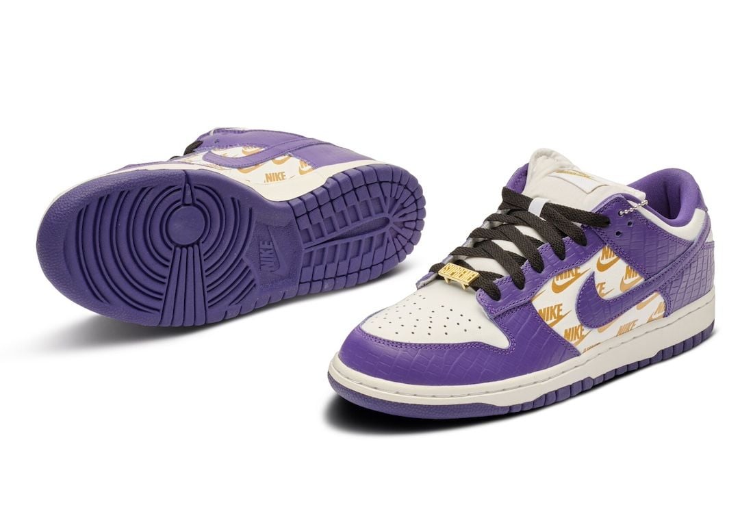 Supreme Nike Sb Dunk Low Court Purple Sample Release Info