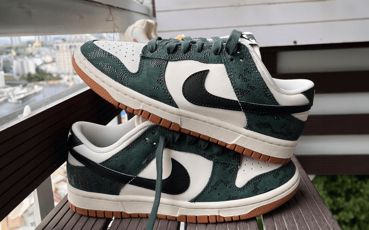 The Nike Dunk Low "Green Snake" Ready For A Fall Debut