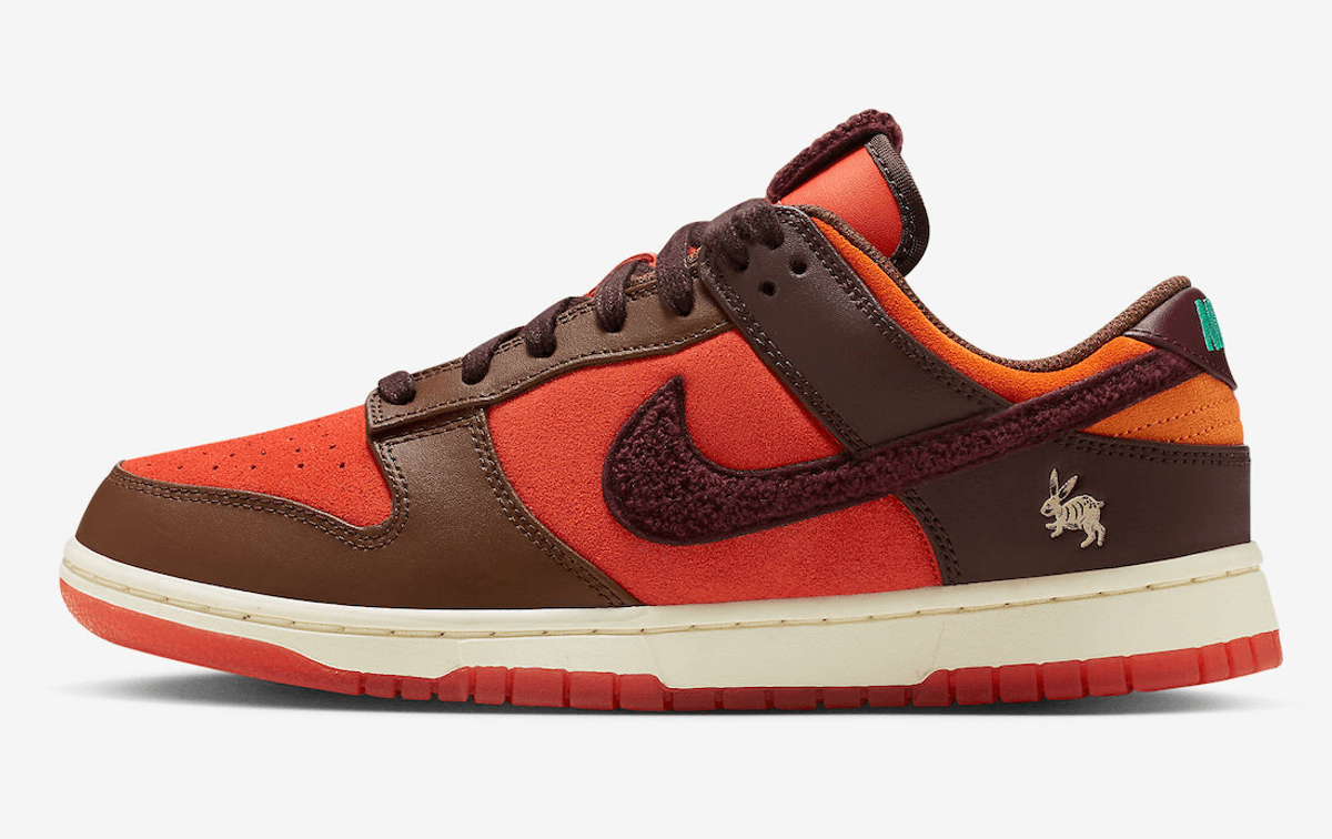 The Fourth Nike Dunk Low Year of the Rabbit In Orange and Brown