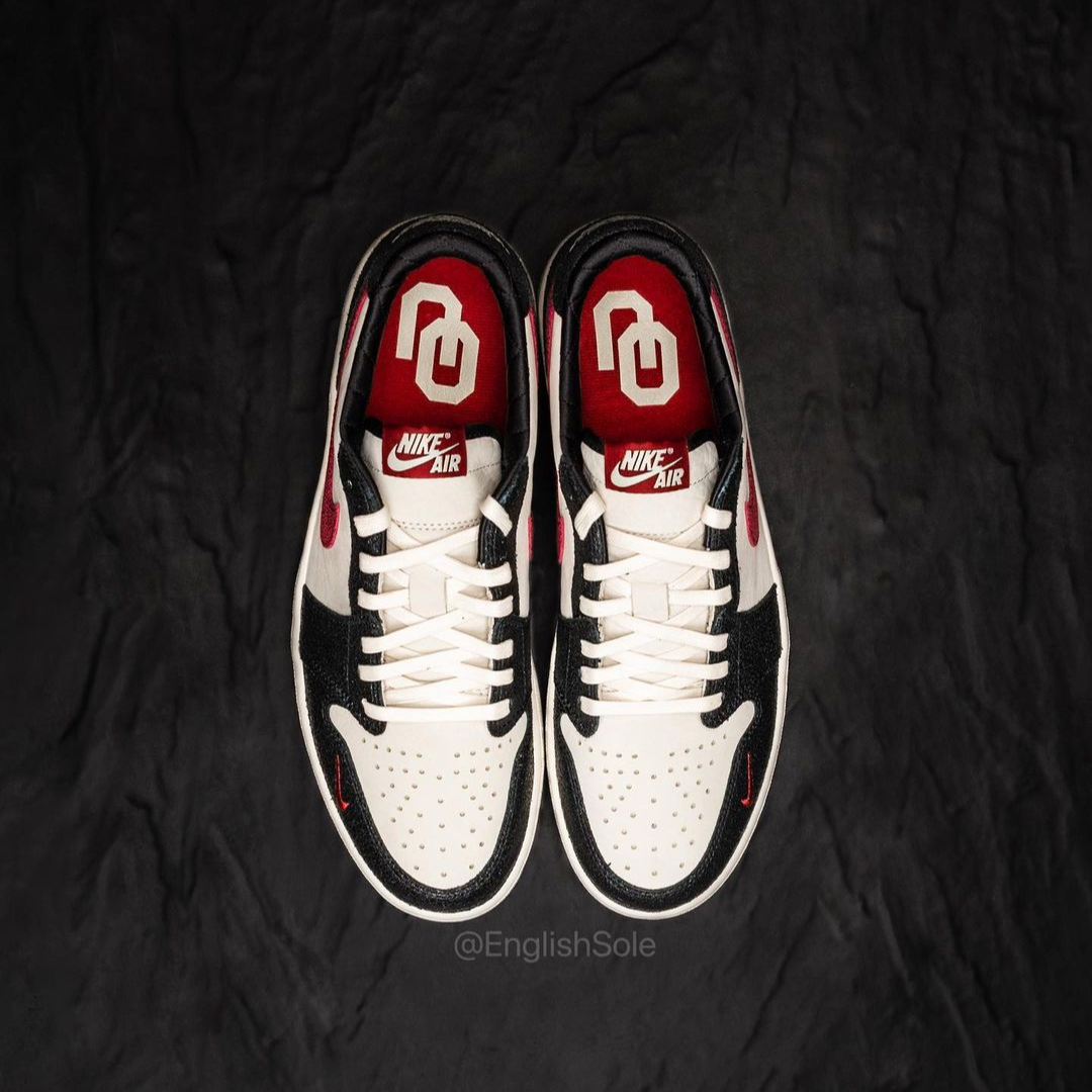 Air Jordan 1 Low Og Oklahoma Sooner Pe 03