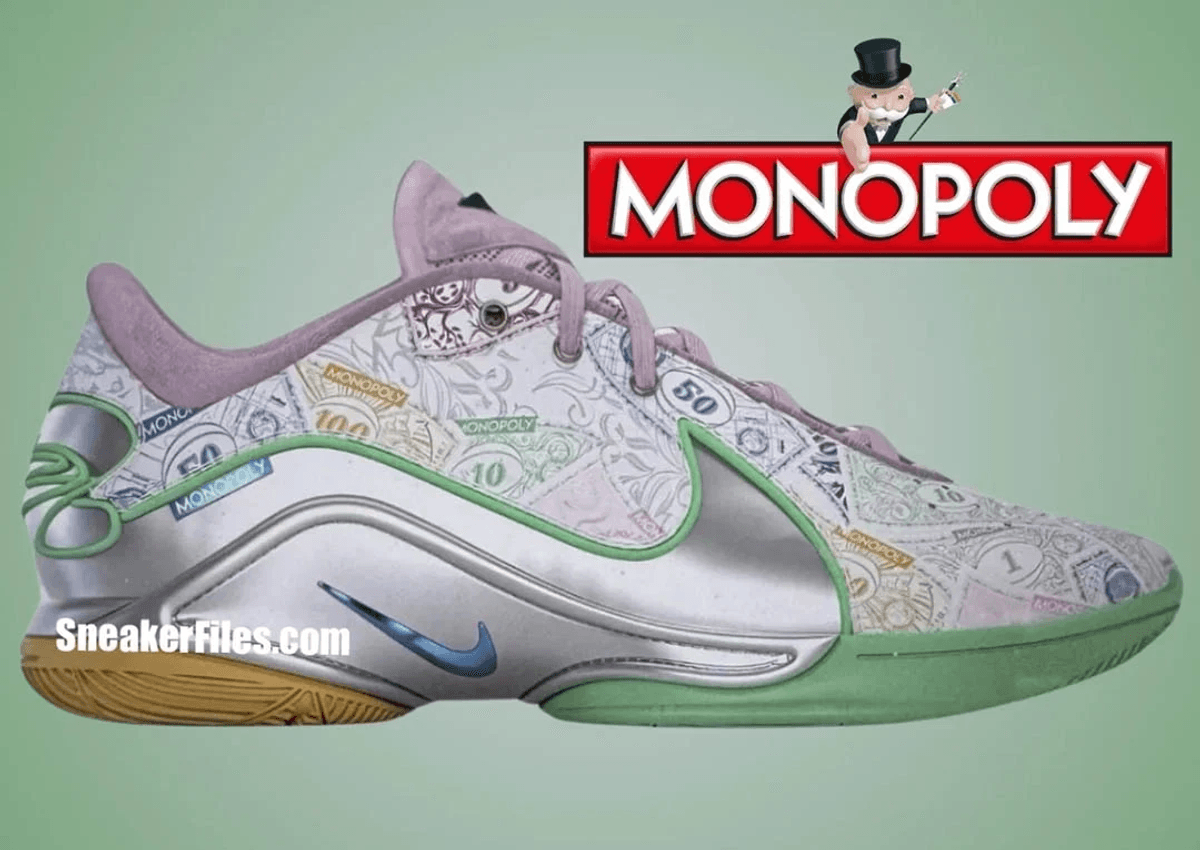 First Look At The Upcoming Monopoly x Nike LeBron 22