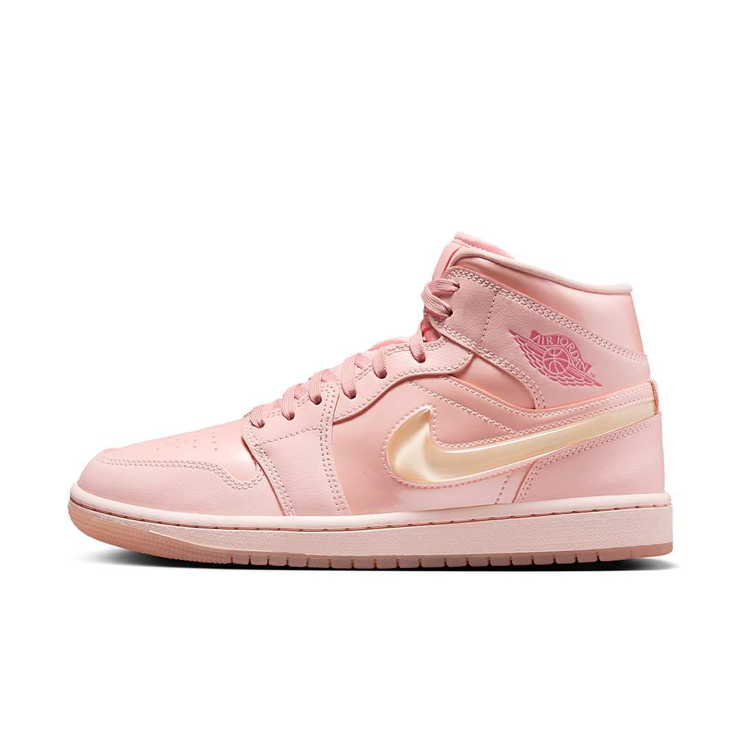 Air Jordan 1 Mid “Pink Patent” (W) HF3173-600 Release Info 1