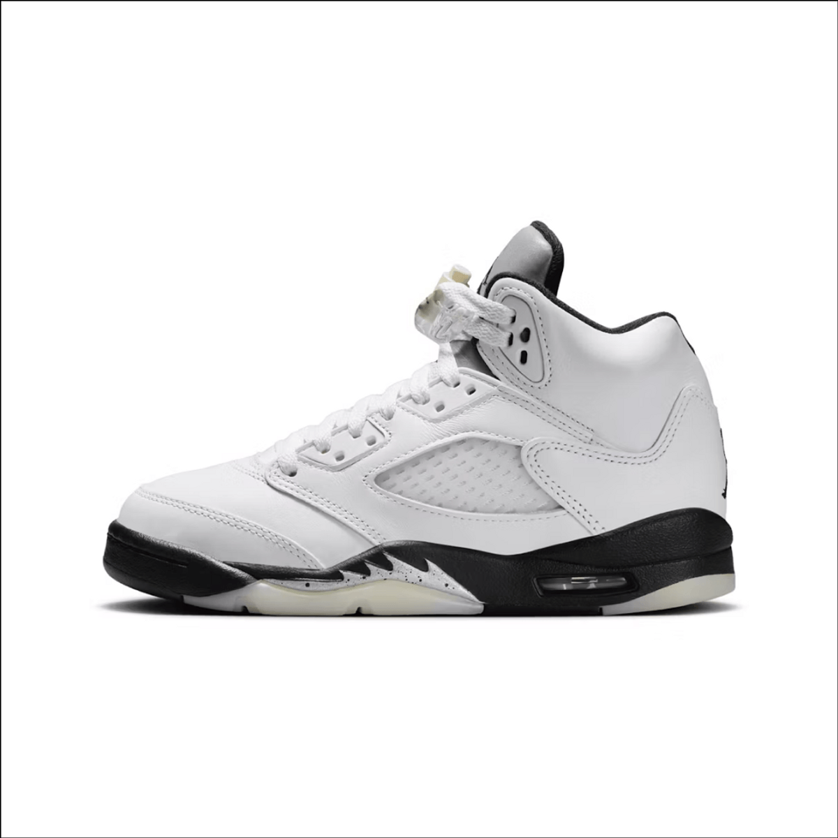 Air Jordan 5 Retro White Black (GS)