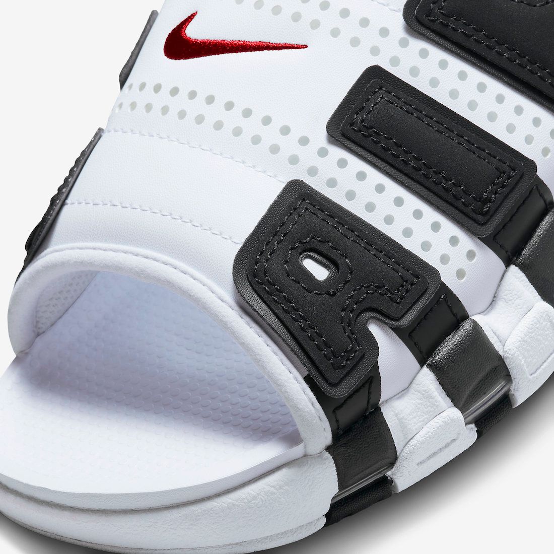 Nike Air More Uptempo Slide Black White