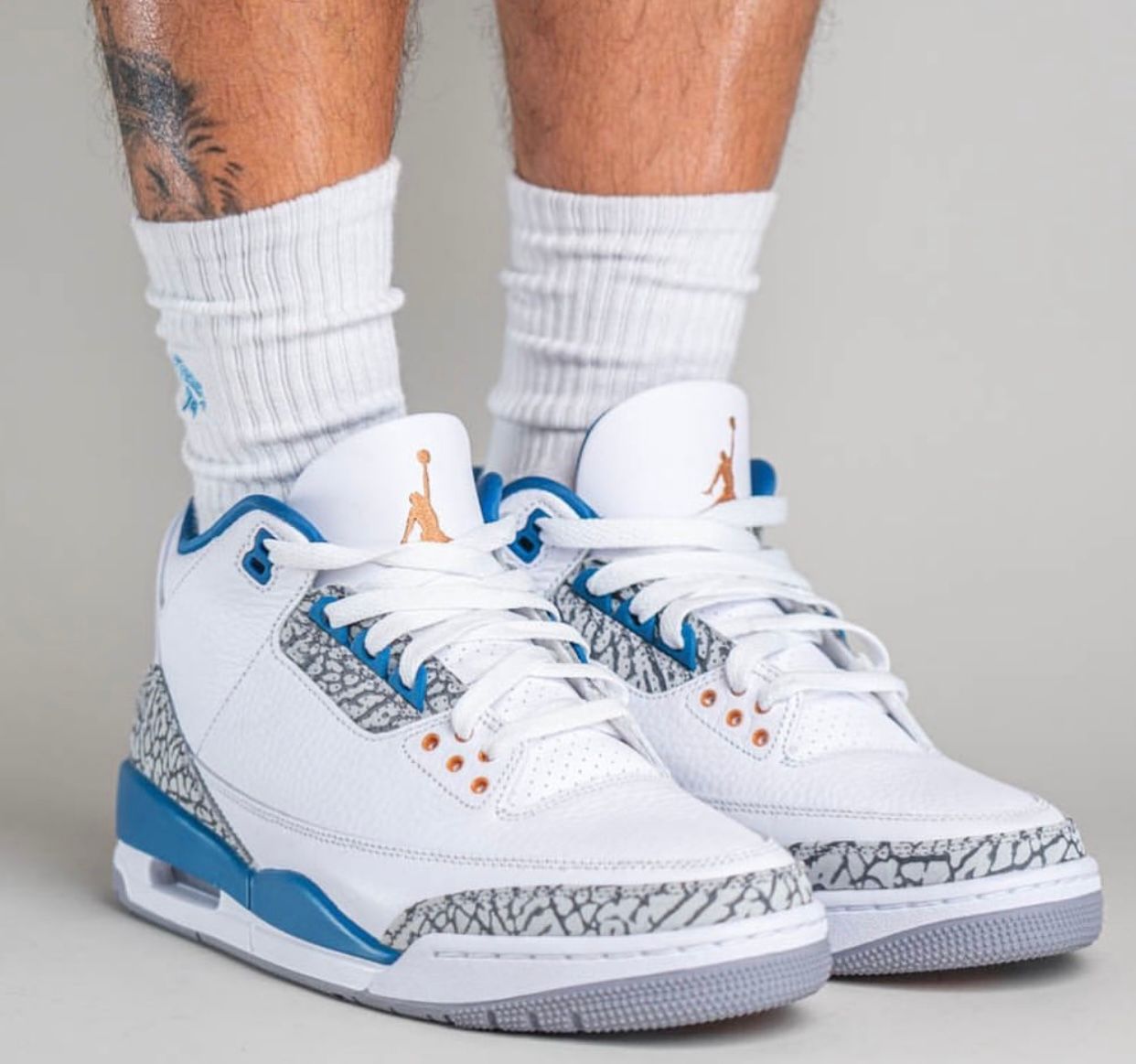 Air Jordan 3 Wizards Pe C T8532 148 Release Date on Feet