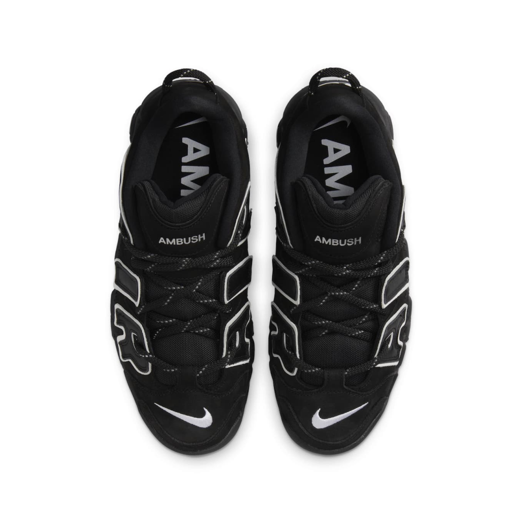AMBUSH x Nike Air More Uptempo Low “Black/White” FB1299-001