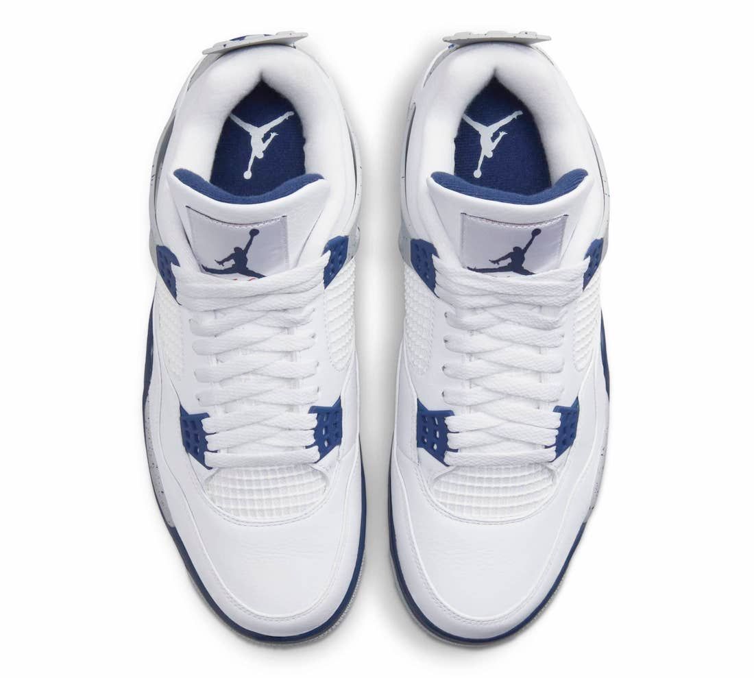 Air Jordan 4 White Midnight Navy 6