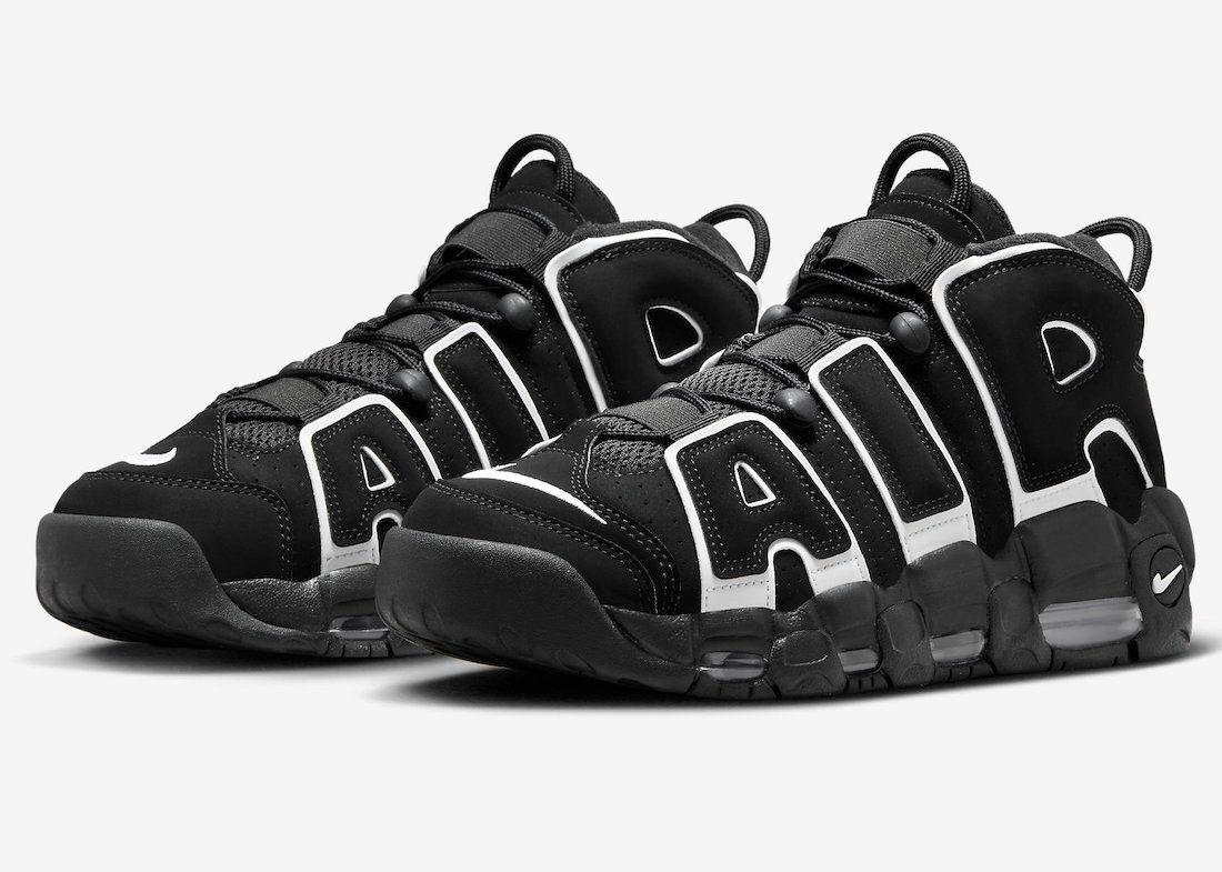 TheSiteSupply Nike Air More Uptempo Og Black White F V2291 001 