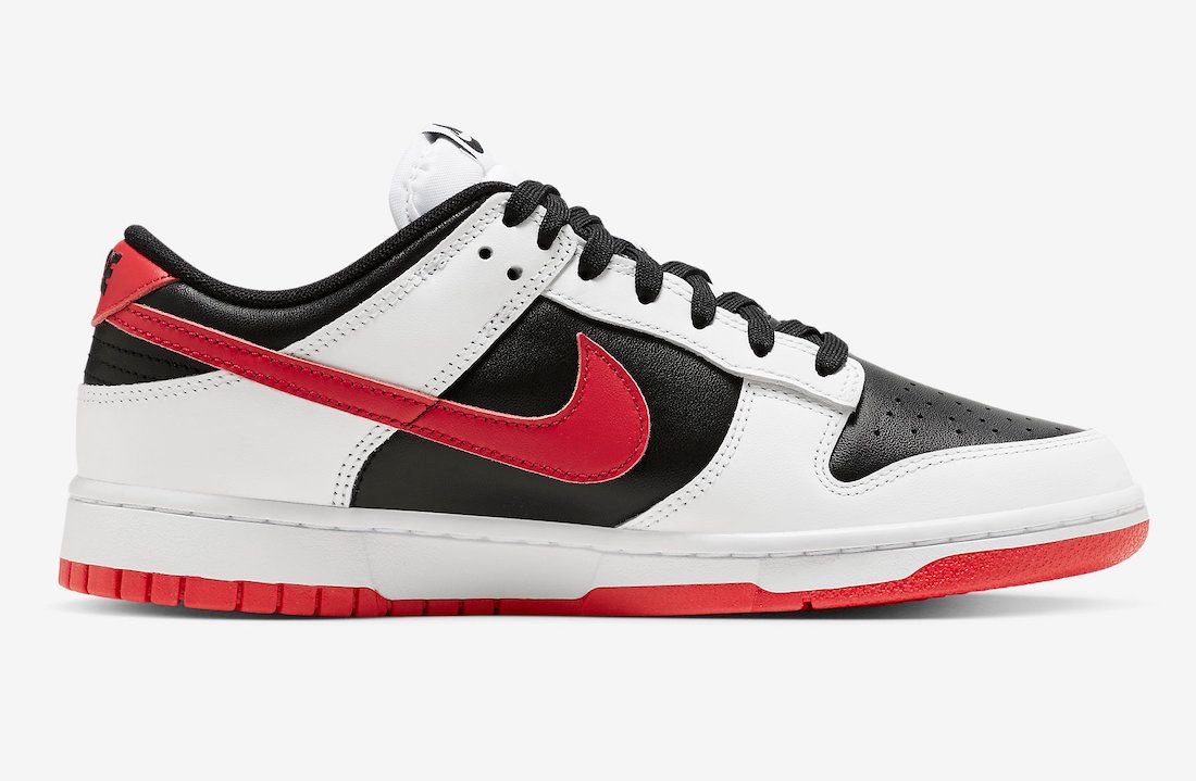 Nike Dunk Low White University Red Black F D9762 061 Release Date 2