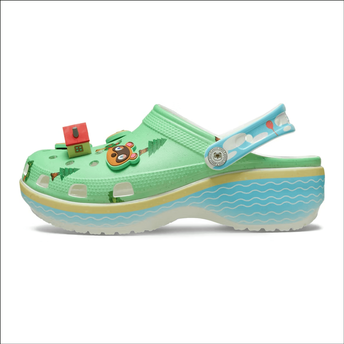 Image of Animal Crossing x Crocs Classic Platform Clog (W)