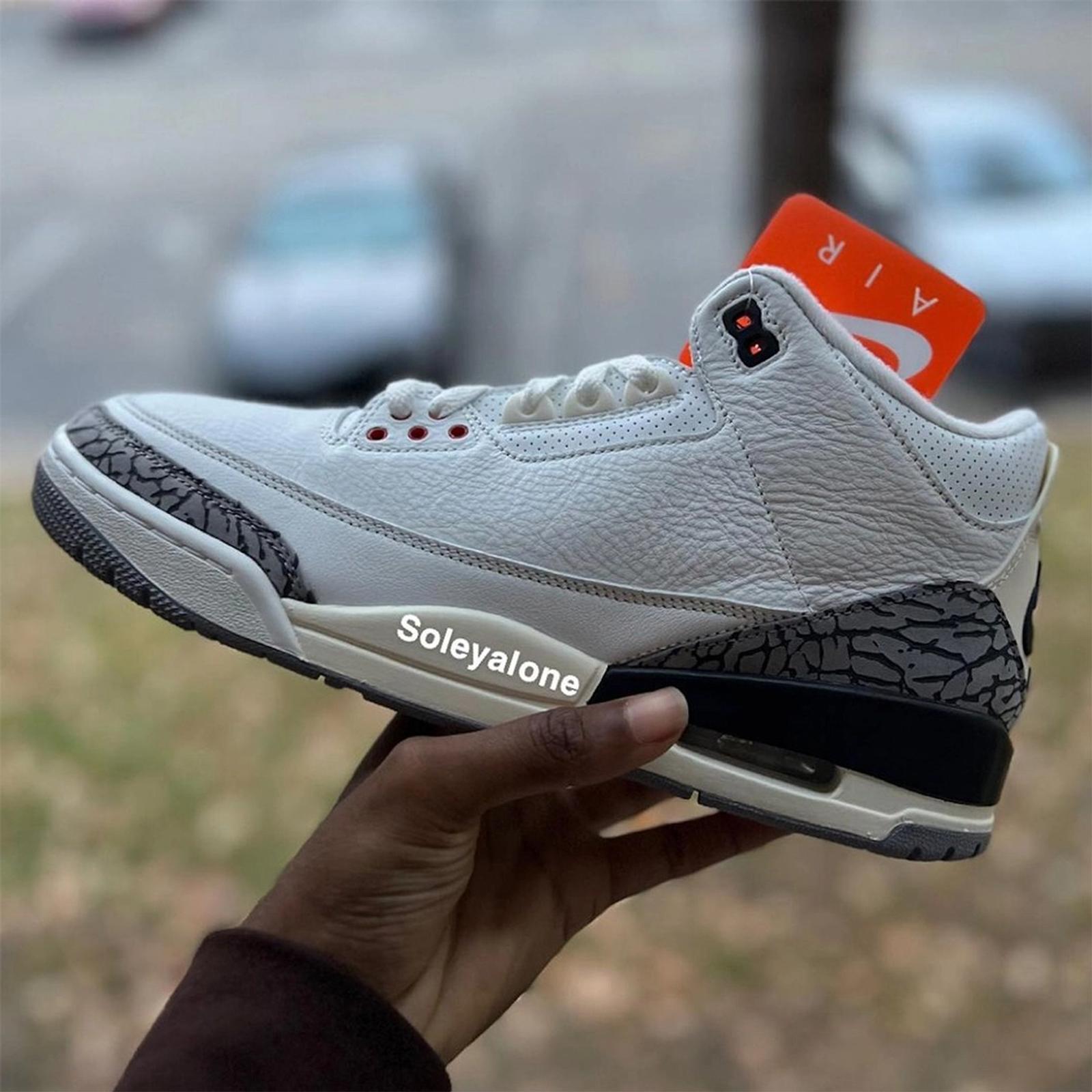 New Looks at The Air Jordan 3 White Cement Reimagined TheSiteSupply