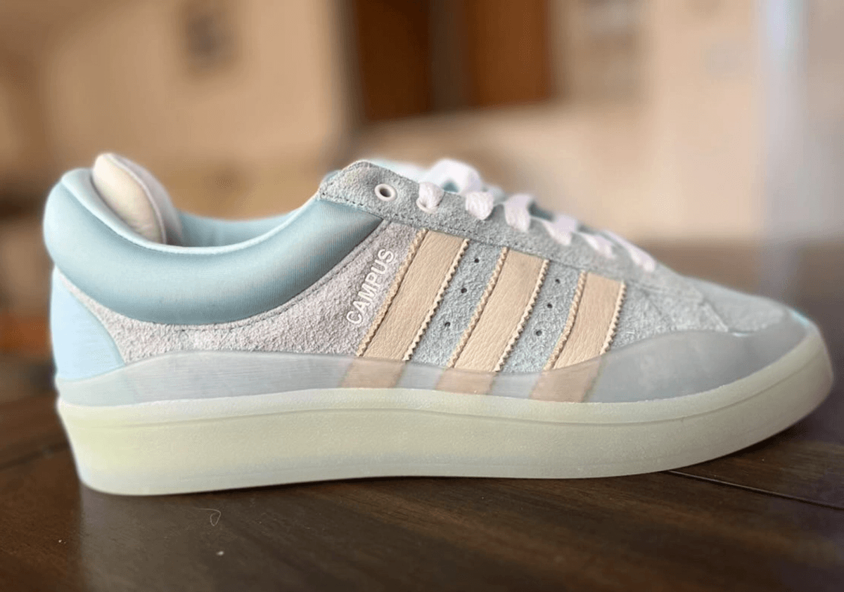 Bad Bunny’s adidas Campus Light Blue Tint Images Have Surfaced