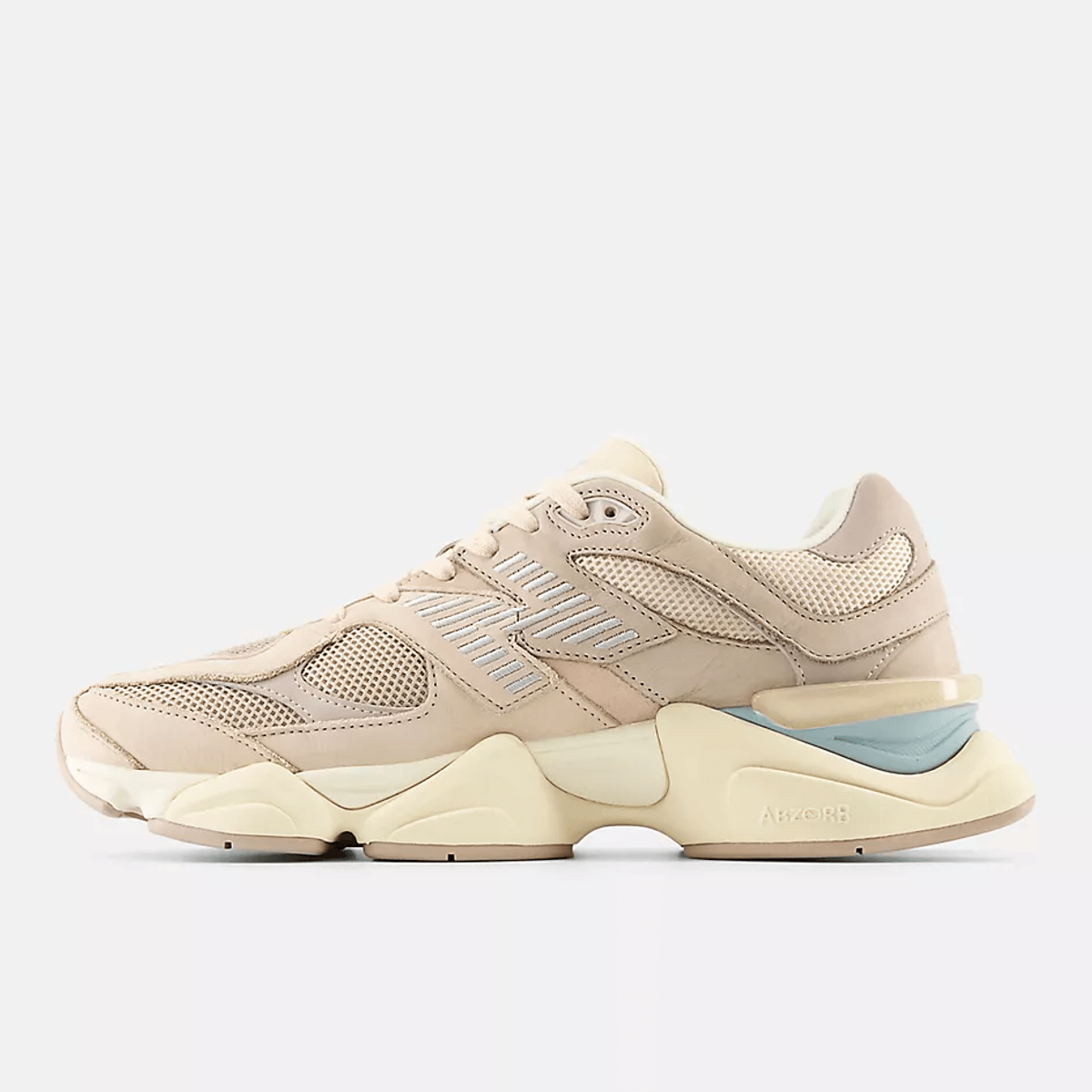 New Balance 9060 Ivory Cream Pink Sand